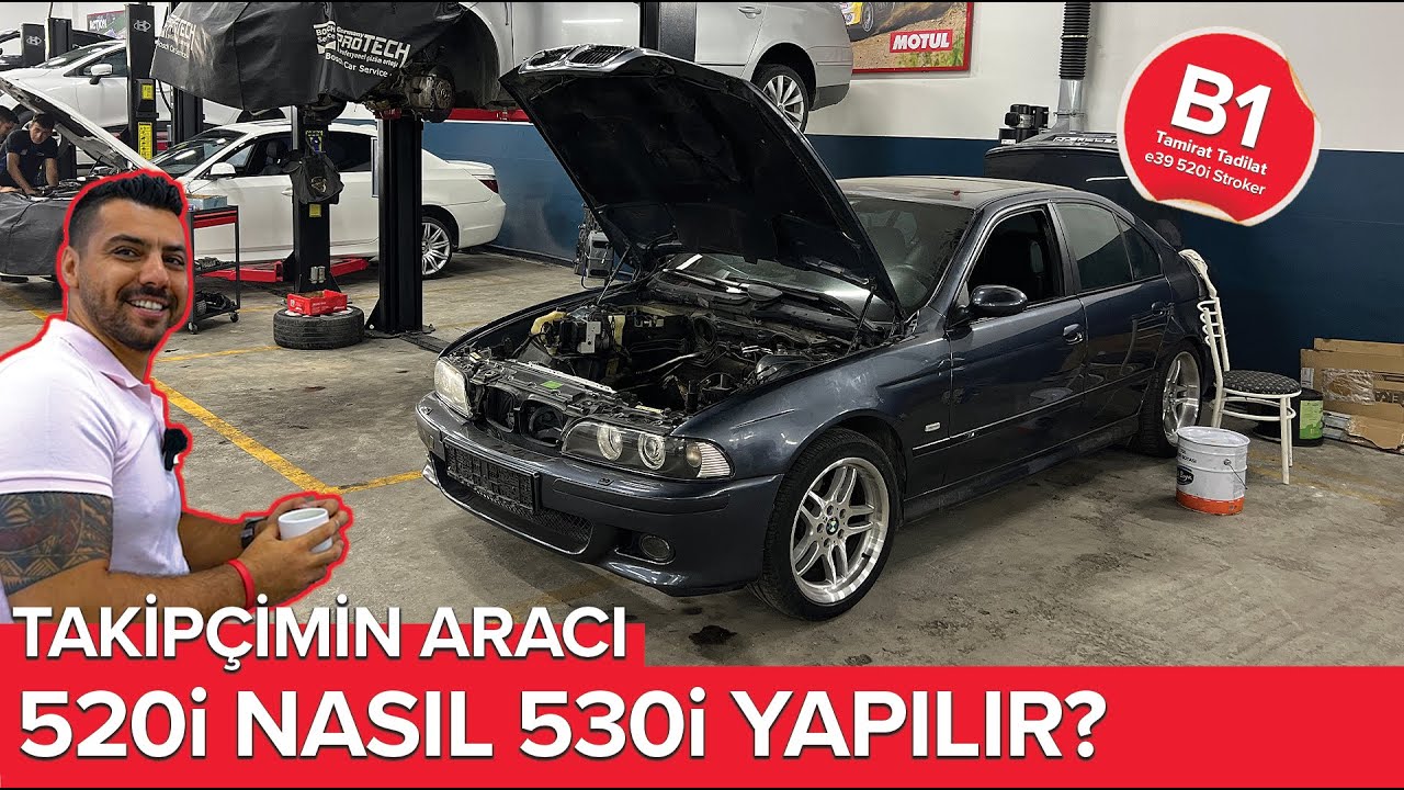 BMW 540i 'den HIZLI 520i YAPIYORUZ! | 530i STROKER NASIL YAPILIR? DETAYLI İŞLEMLER | TAMİRAT TADİLAT