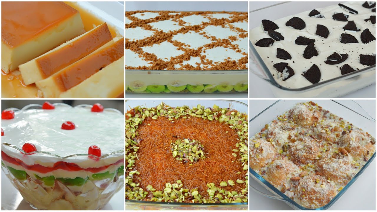 6 SPECIAL DESSERTS FOR EID 2020 by (YES I CAN COOK)