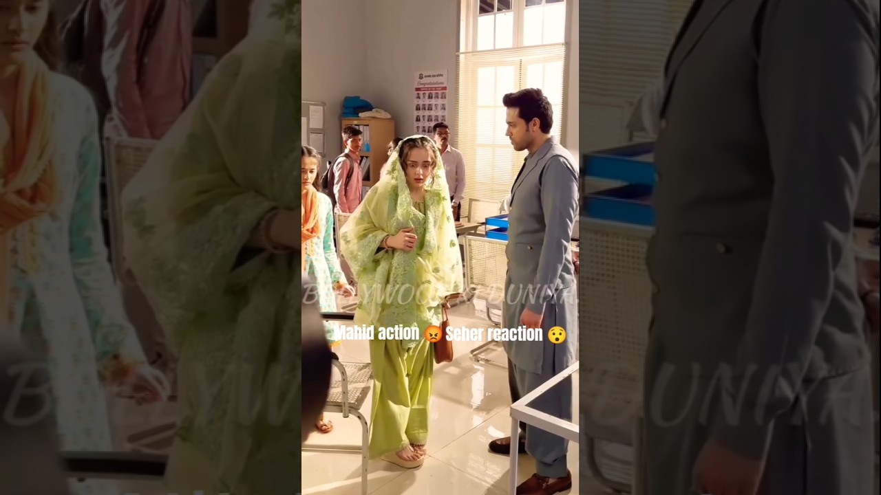 mahid action 😡seher reaction 😯#seharhonekohai #behindthescenes #maher #parthsamthaan #rishita