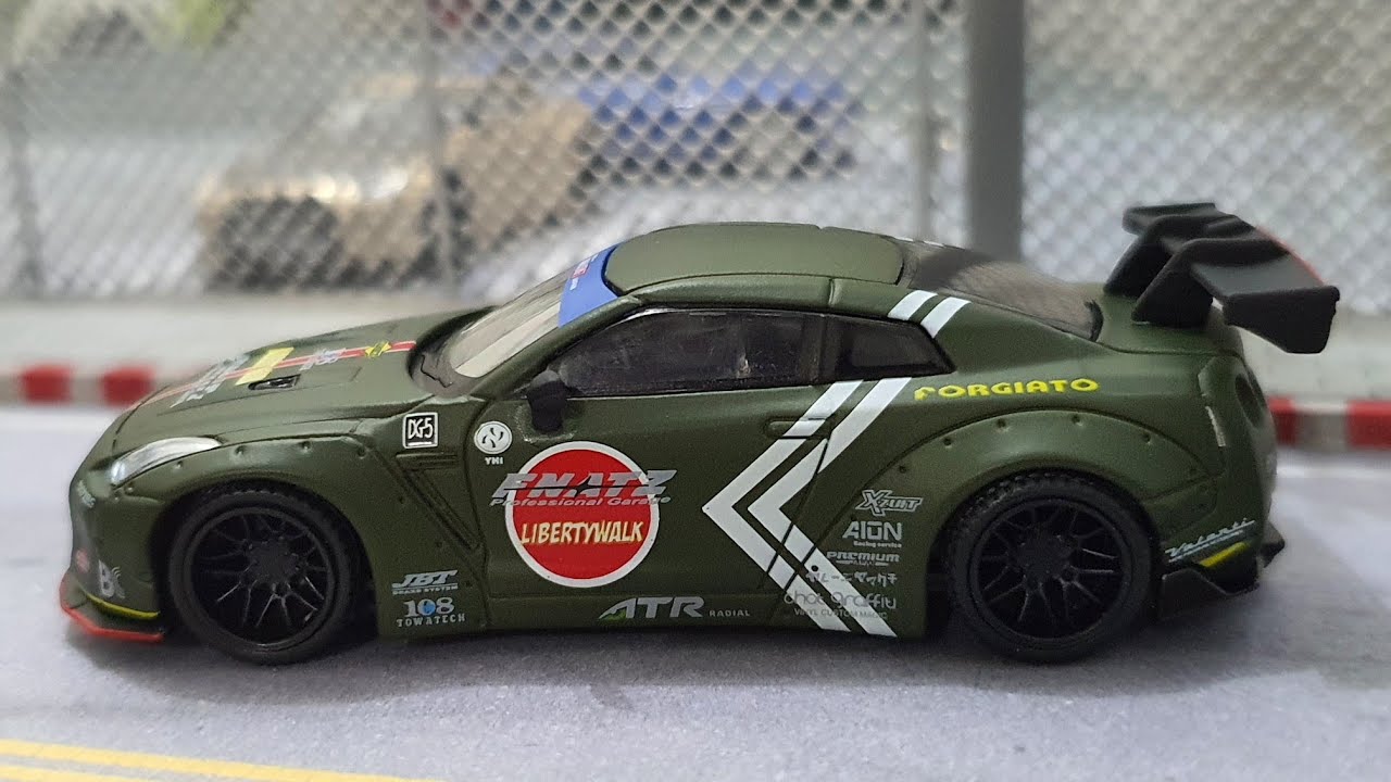LB-WORKS Nissan GT-R (R35) Type 1, Rear Wing ver 1 Zero Fighter Special / High Wing No. 007 Unboxing