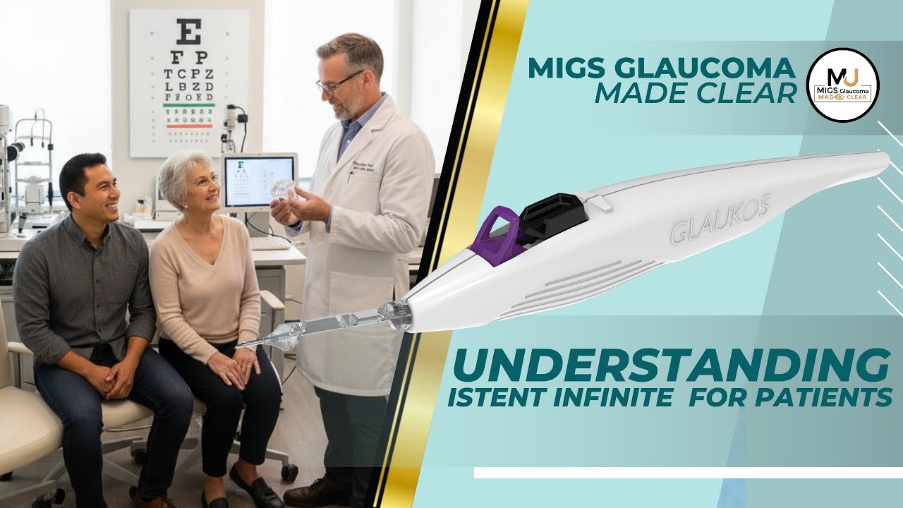 How the iStent infinite&reg; Helps Lower Eye Pressure in Glaucoma | MIGS Glaucoma Made Clear #glaucoma