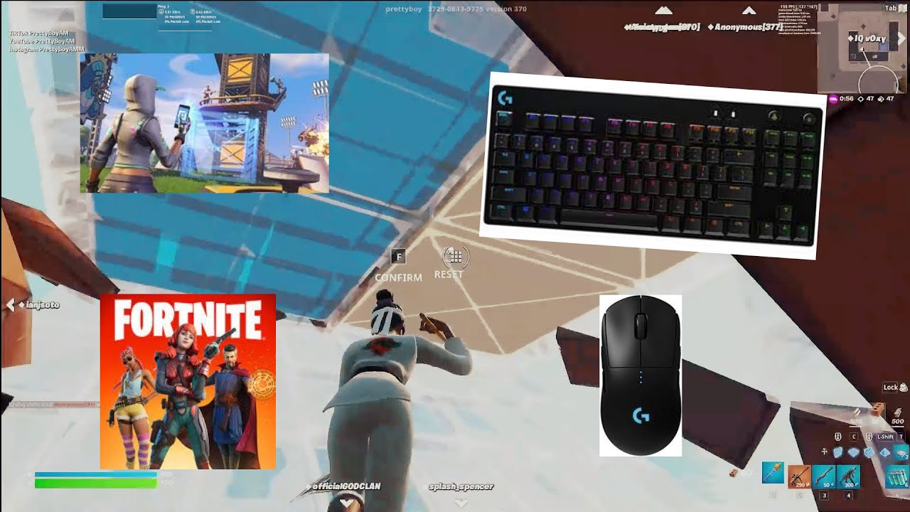 Logitech G Pro Keyboard ASMR Cool (Fortnite😴1080p)
