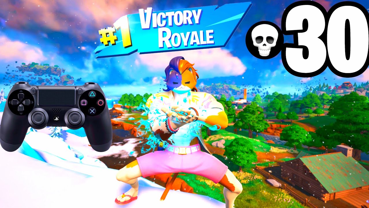 Clawesome Meowscles Skin Gameplay: 30 Kill Zero Build Solo Squad Win in Fortnite Ch. 4, Season 3