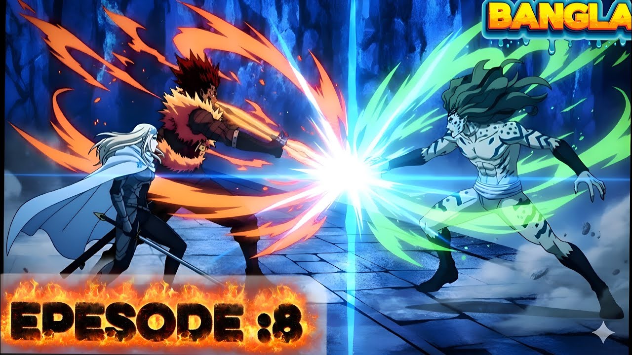 One Punch Man Season 3 Episode 8 Explained in Bangla | Flashy Flash vs Hellfire & Gale Wind Epic