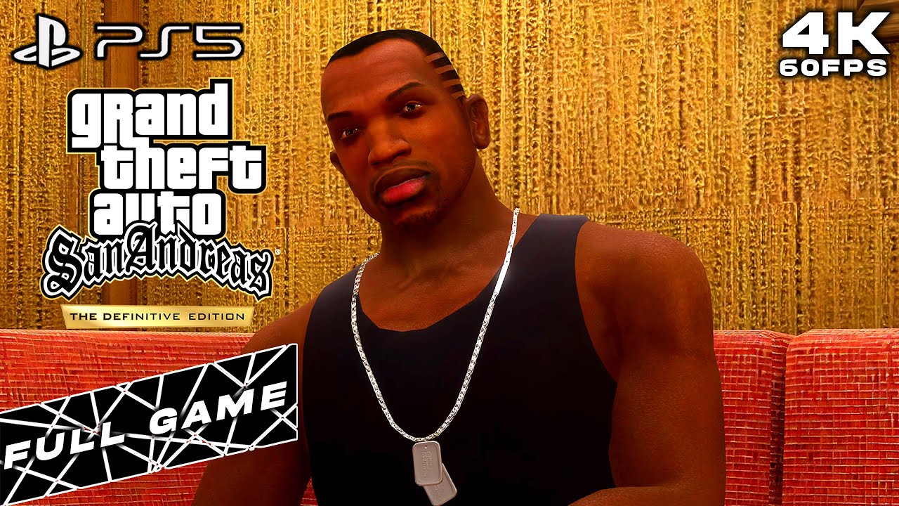 GTA SAN ANDREAS DEFINITIVE EDITION REMASTERED PS5 FULL GAME (4K60FPS)