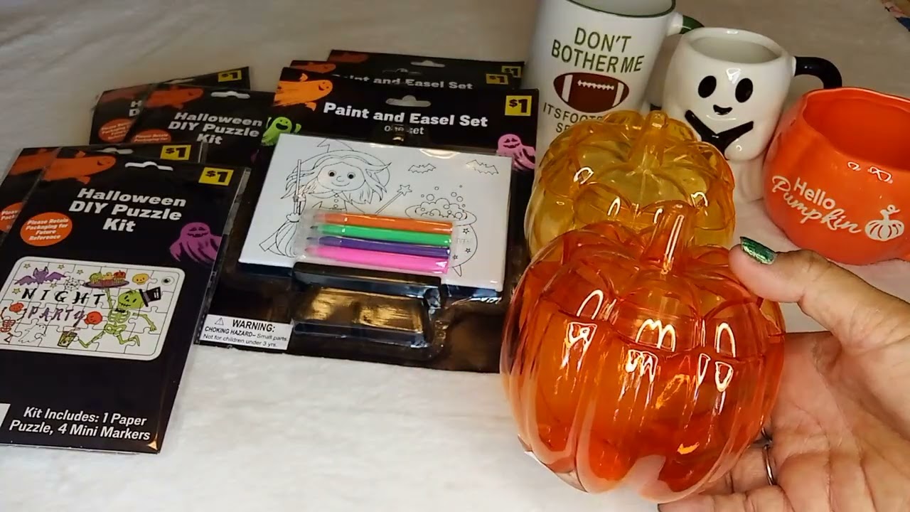 Dollar General Haul/ Cute Halloween Mugs 