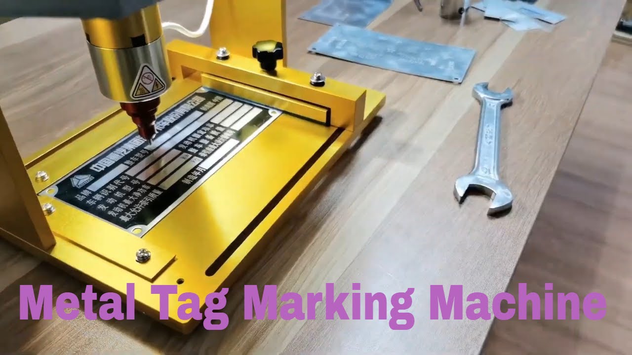 Engraving Machine Marking on metal Plate| Name Plate marking machine| dot pin marking machine|