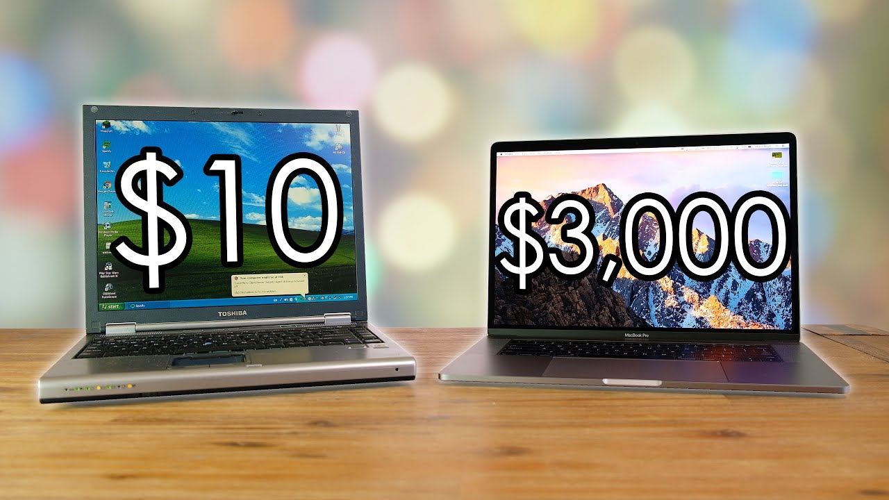 $10 Laptop VS $3,000 Laptop