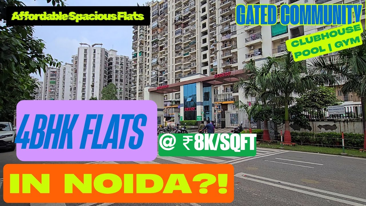 4BHK & 4BHK+Servant Flats in Sector 77 Noida | Starting ₹8,000/sqft | 2365 & 2800 Sqft | Full Tour