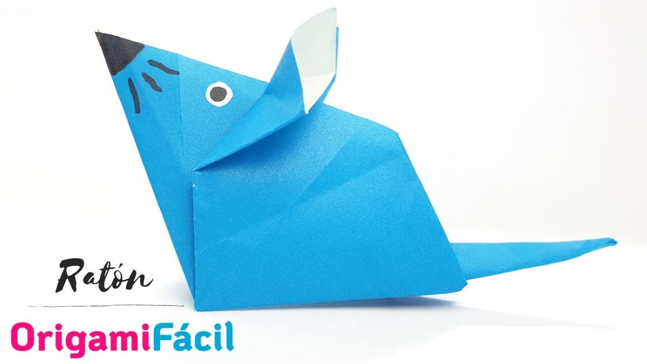 🐁 Cómo hacer un ratón de papel paso a paso ¡Fácil!