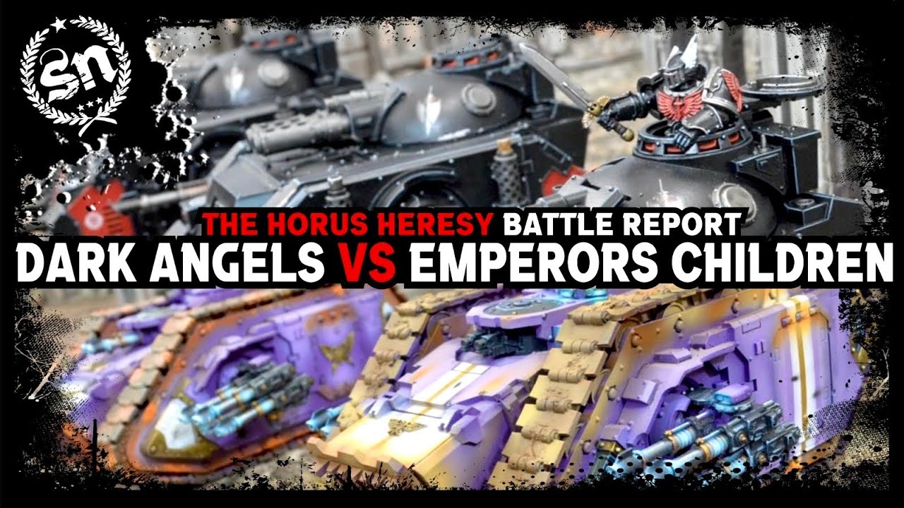 Dark Angels vs Emperor's Children - The Horus Heresy (Battle Report)