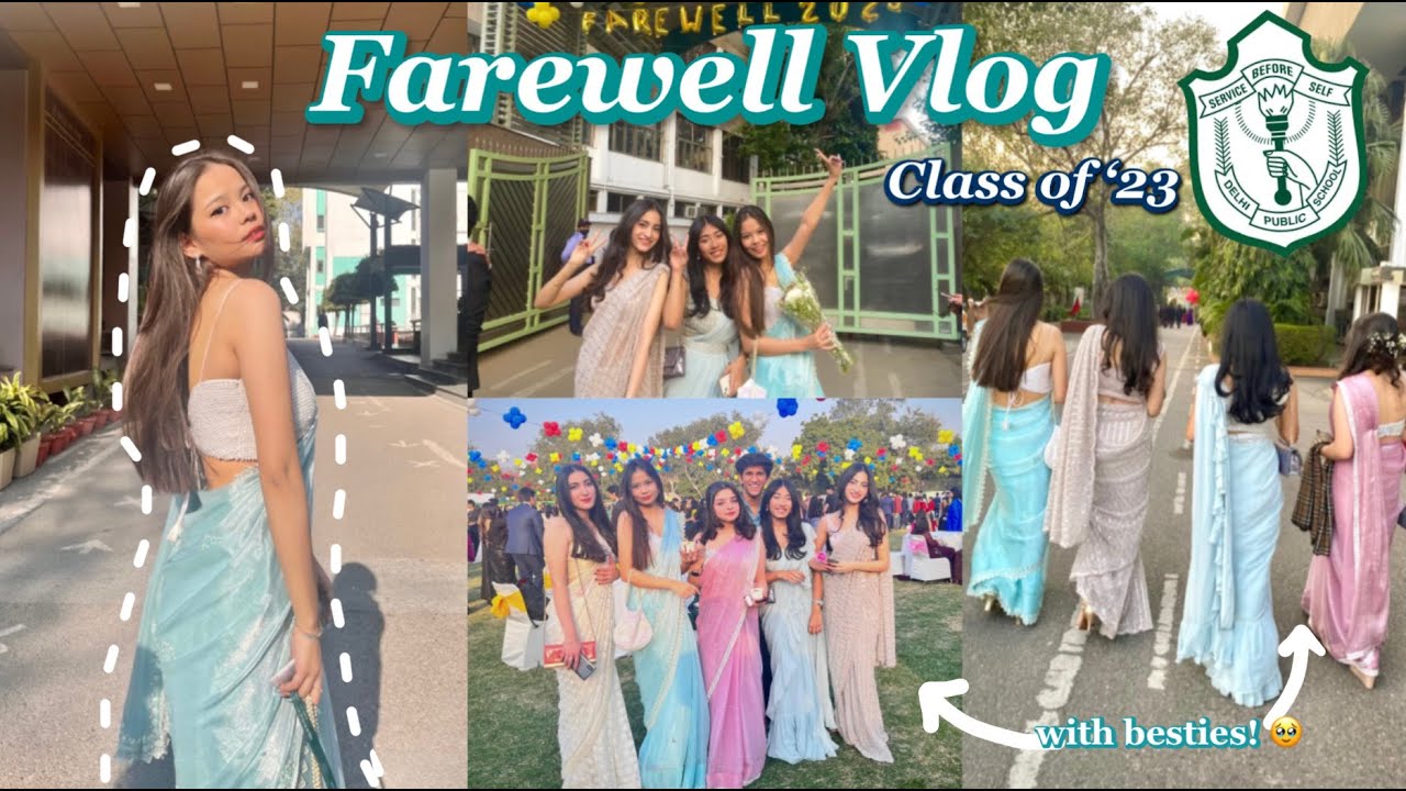 FAREWELL VLOG !!! - Graduation in India | DPS RK PURAM Class of 2023