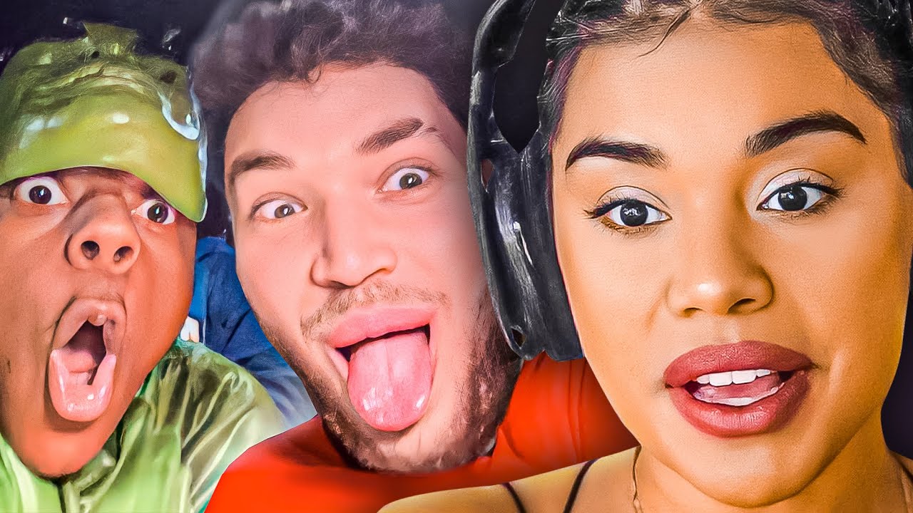 Pink Sakura Reacts to Adin & iShowSpeed go Trick or Treating!😂