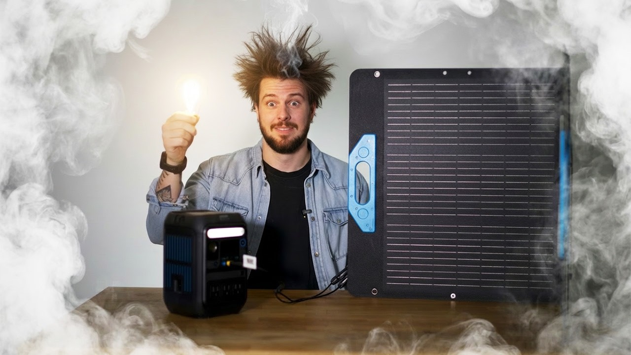 The Most Affordable Solar Set-up For #vanlife - Anker Solix C300X & PS100 Solar Panel Review