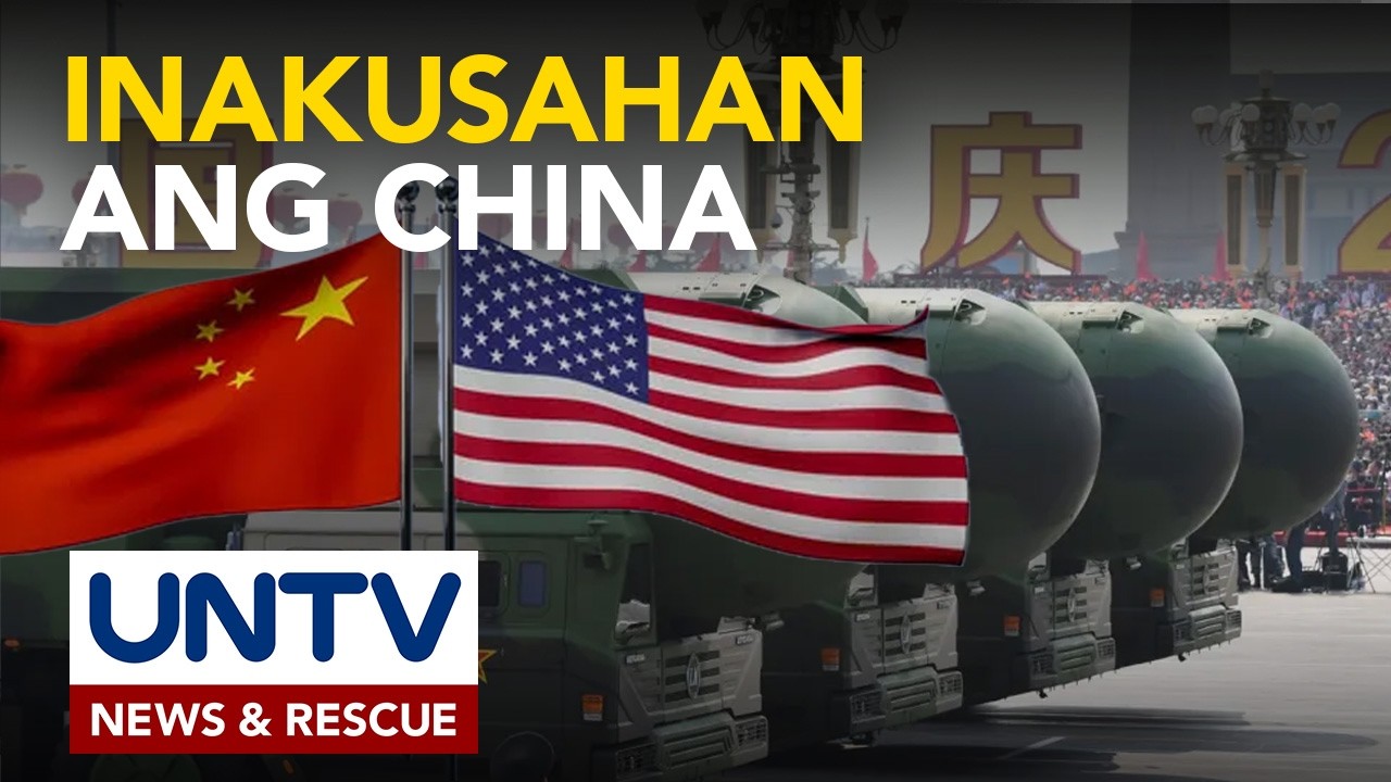 China, inakusahan ng America na palihim na nagsagawa ng nuclear test