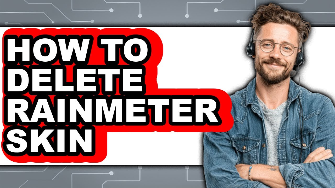 How to Delete Rainmeter Skin (easy Method)