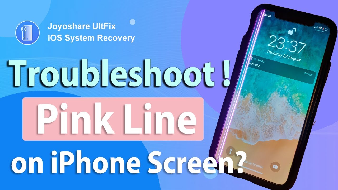 Pink Line on iPhone Screen? Troubleshoot it!