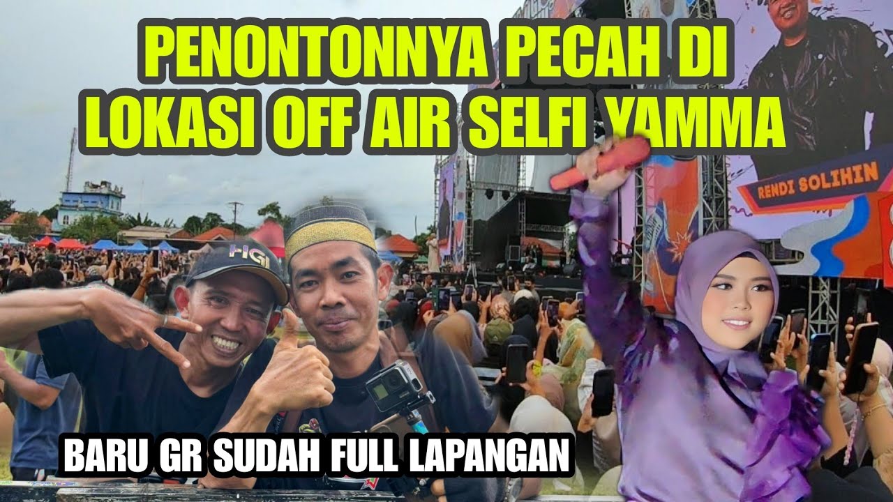Kebersamaan di lokasi off air selfi yamma di lamuru bone sulsel