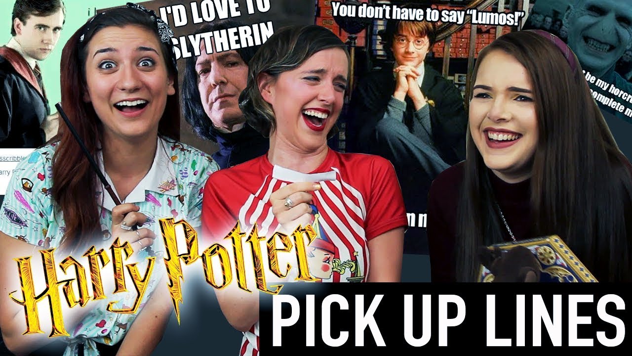 Try Not To Laugh- Harry Potter Pick Up Lines ft. Brizzy Voices and Cherry Wallis