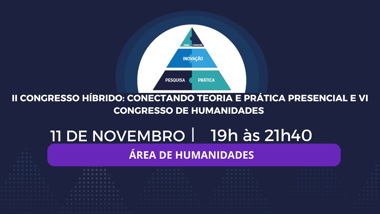II Congresso Híbrido: Conectando Teoria e Prática Presencial e VI Congresso de Humanidades