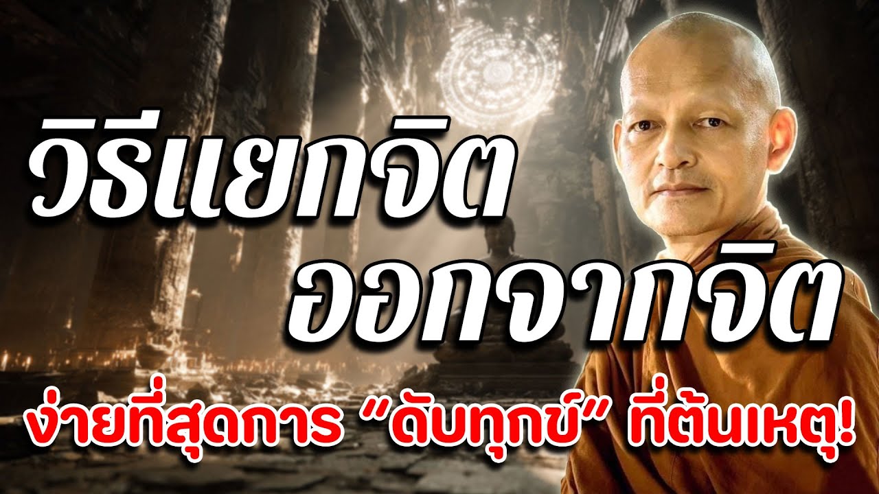 วิธีแยกจิต ออกจากจิตแบบง่ายที่สุด! ฟังจบชีวิตเปลี่ยน ขั้นตอนที่ง่ายที่สุดในการ