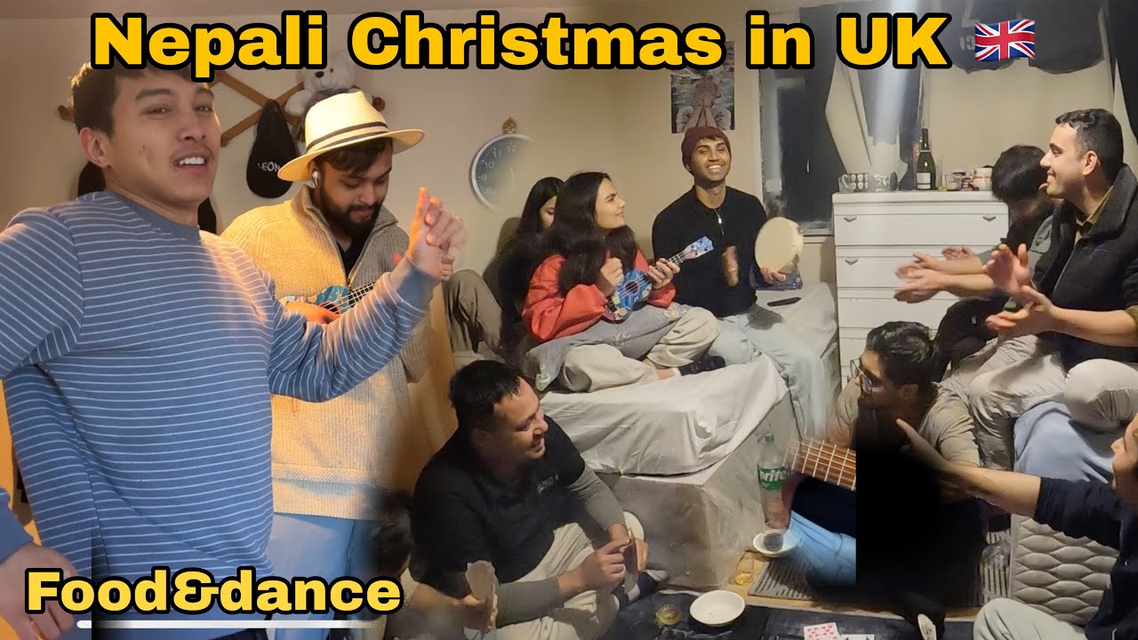 Christmas in UK as a Nepali 🇳🇵🎄 | Fun, Food & Friends