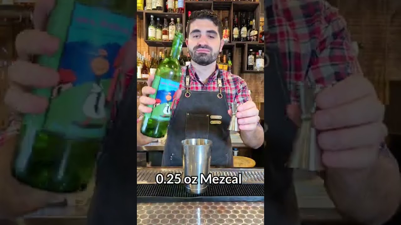 The Only Word, an incredible Tequila and Mezcal Cocktail Riff on the classic Last Word.