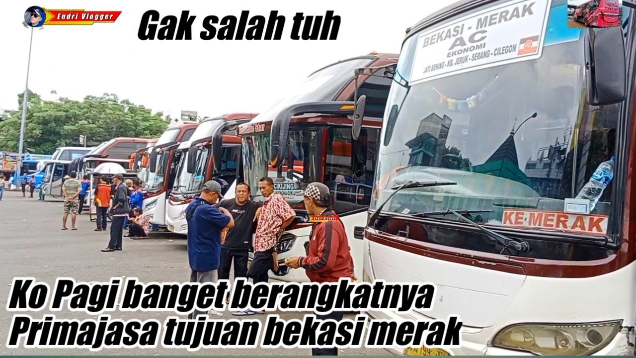 Bus Primajasa Bekasi Merak tarif & jadwal keberangkatan dari Terminal Bekasi Jawa Barat