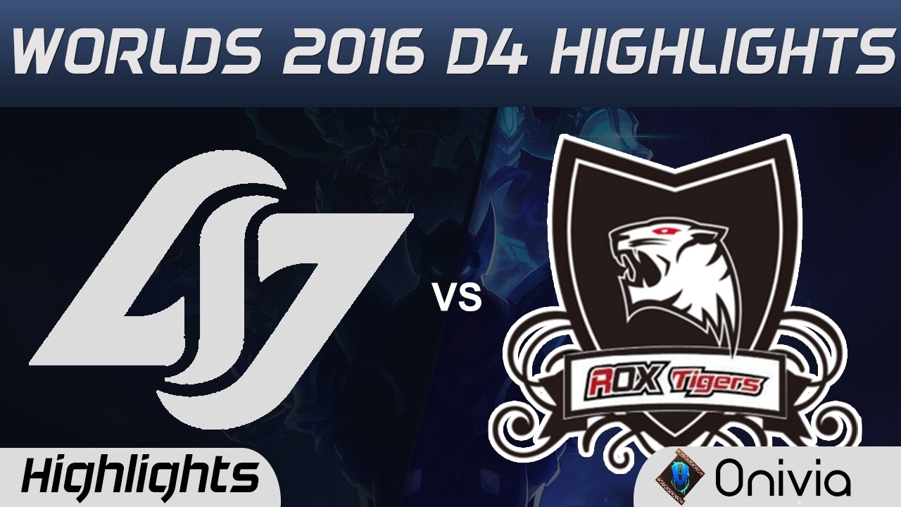 CLG vs ROX Highlights Worlds 2016 D4 Counter Logic Gaming vs ROX Tigers
