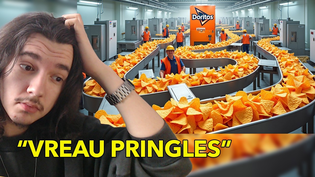 Денис комментирует способ производства чипсов Doritos.