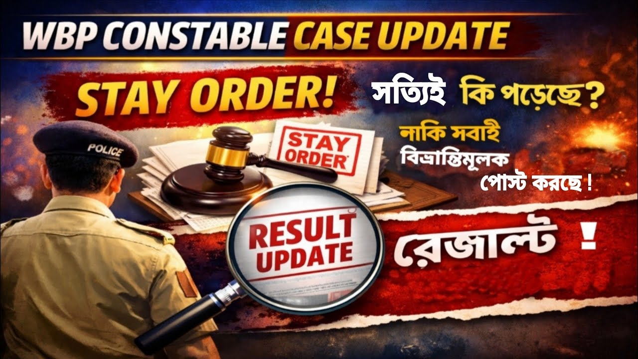 WBP CONSTABLE CASE UPDATE 📌 STAY ORDER 📌 FINAL RESULT UPDATE 2026📌 বিস্তারিত দেখে নাও!