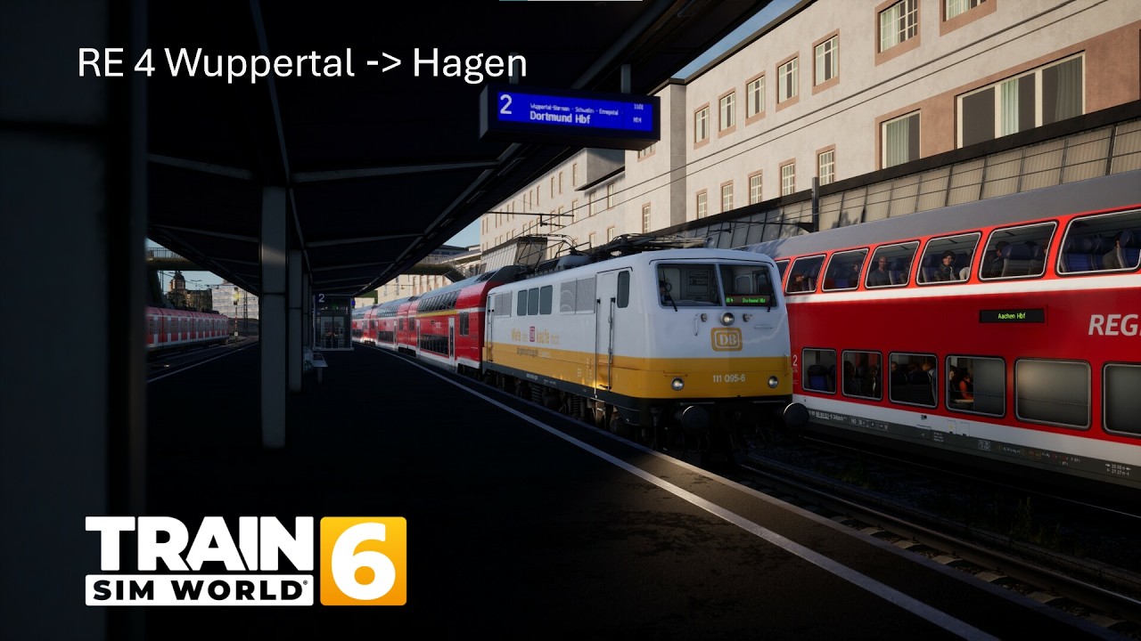Mit 111 095 (Inge) den RE4 von Wuppertal nach Hagen ziehen