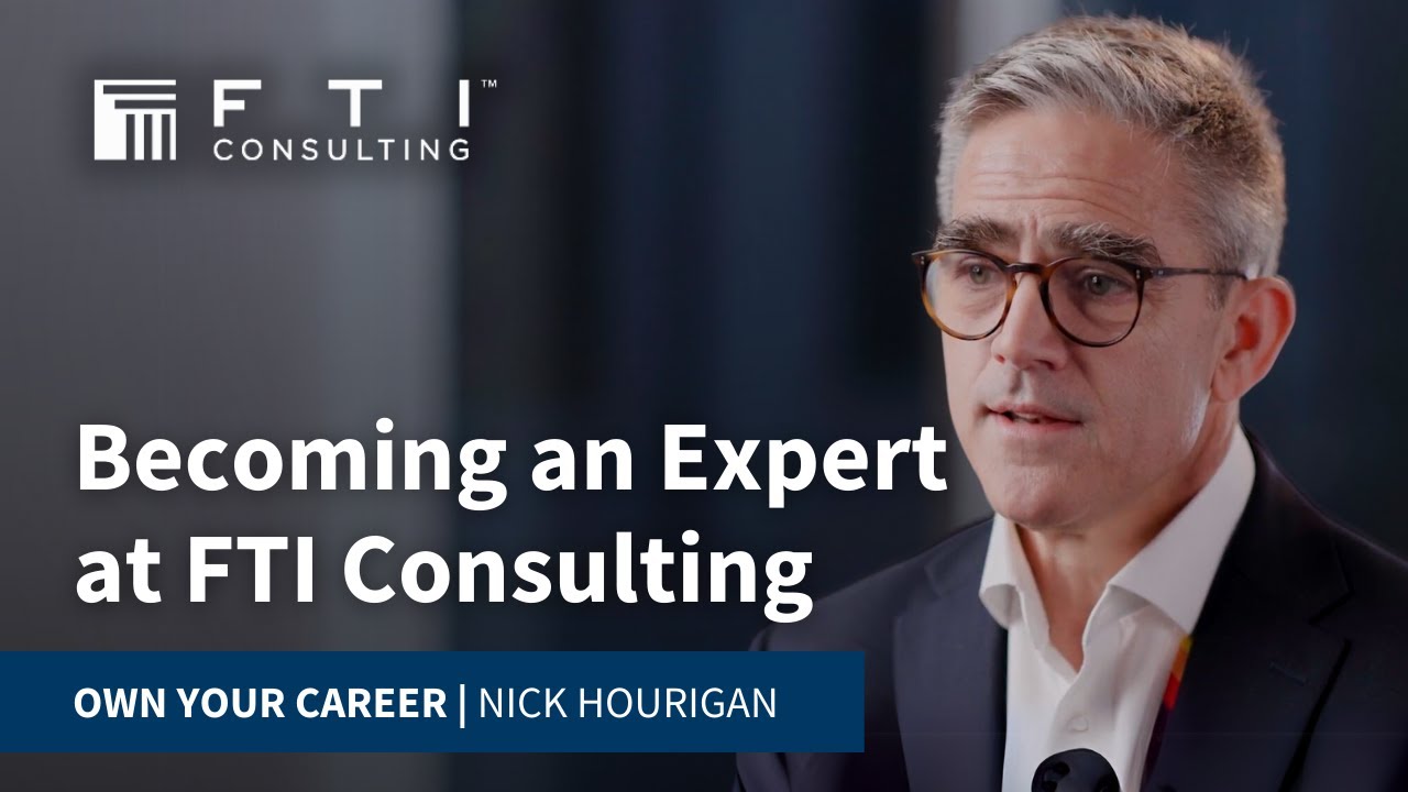 Becoming an Expert at FTI Consulting