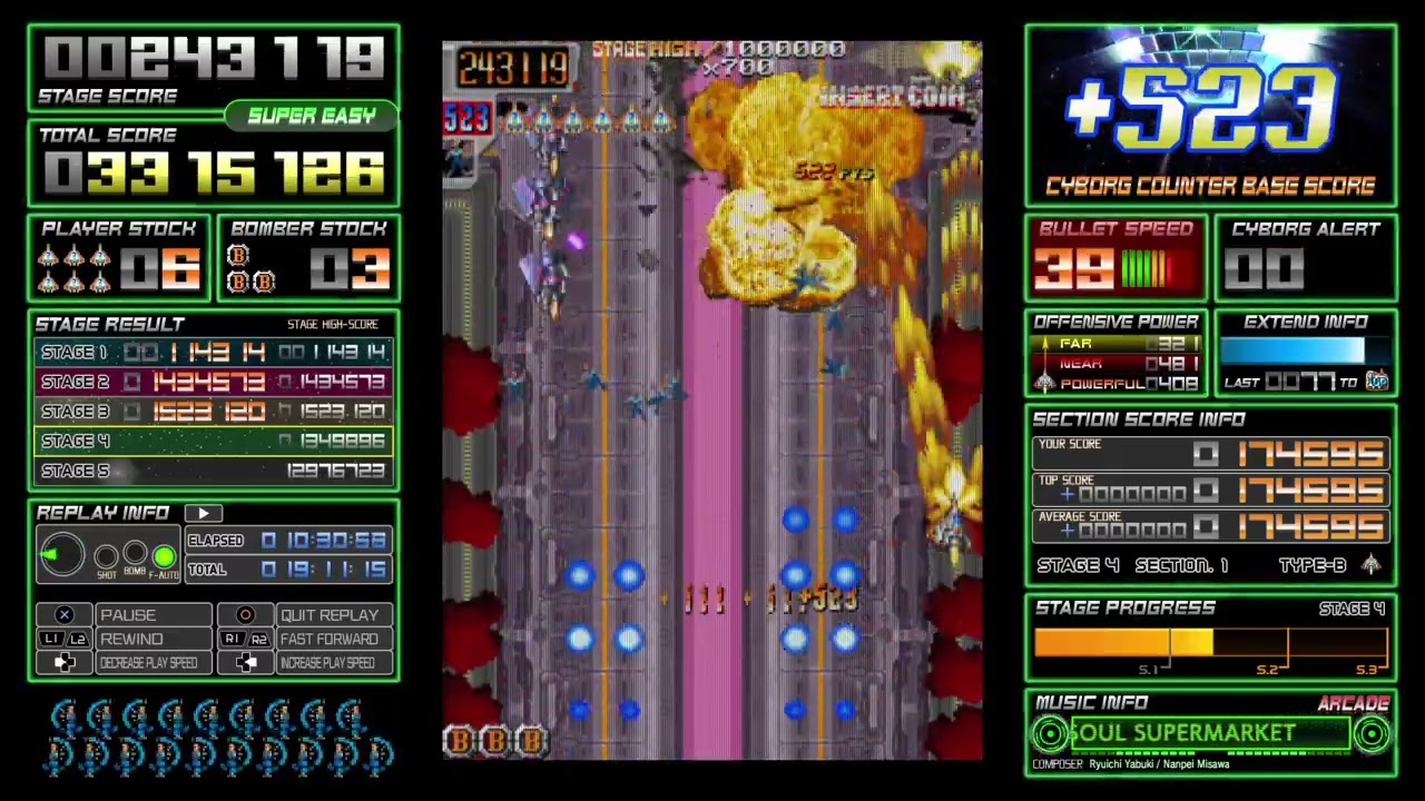 [One Life] Dangun Feveron (Easy mode) by BOS