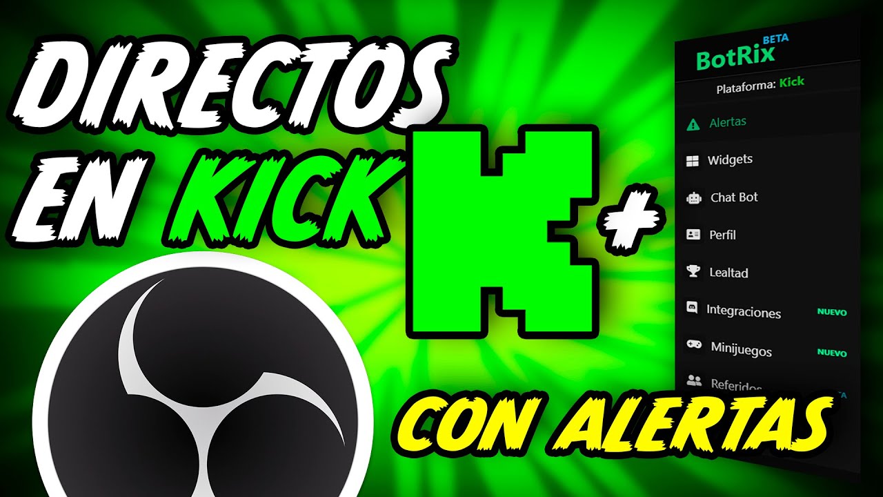 🤑Como hacer directos en KICK BETA + Alertas + CHATBOT para tu STREAM🤑