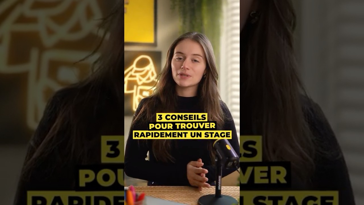 3 conseils pour trouver rapidement un stage 👨🏼&zwj;💻💼