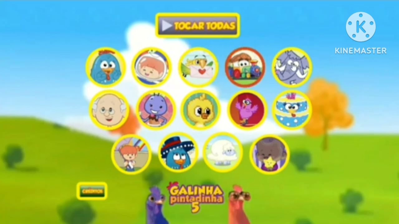 Menú DVD Galinha Pintadinha 5