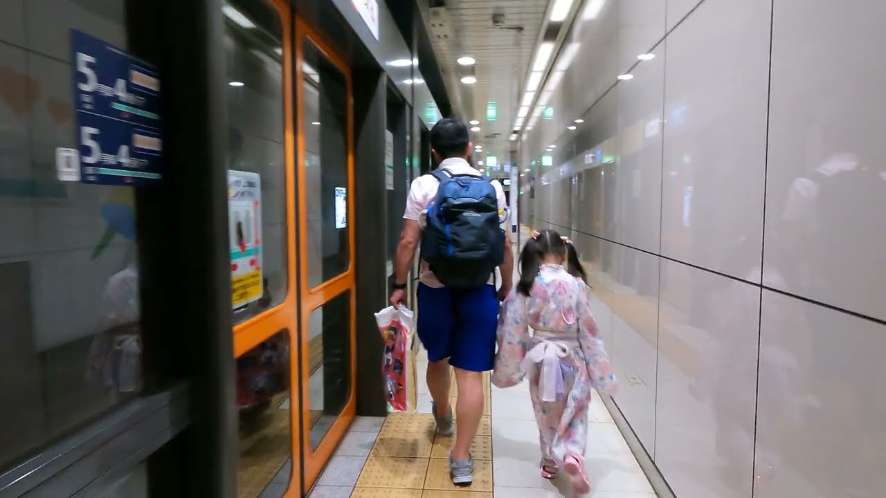 Ichigaya Station Walk | Tokyo Metro Namboku Line | Japan 4K ASMR | Tokyo Silent Explorer