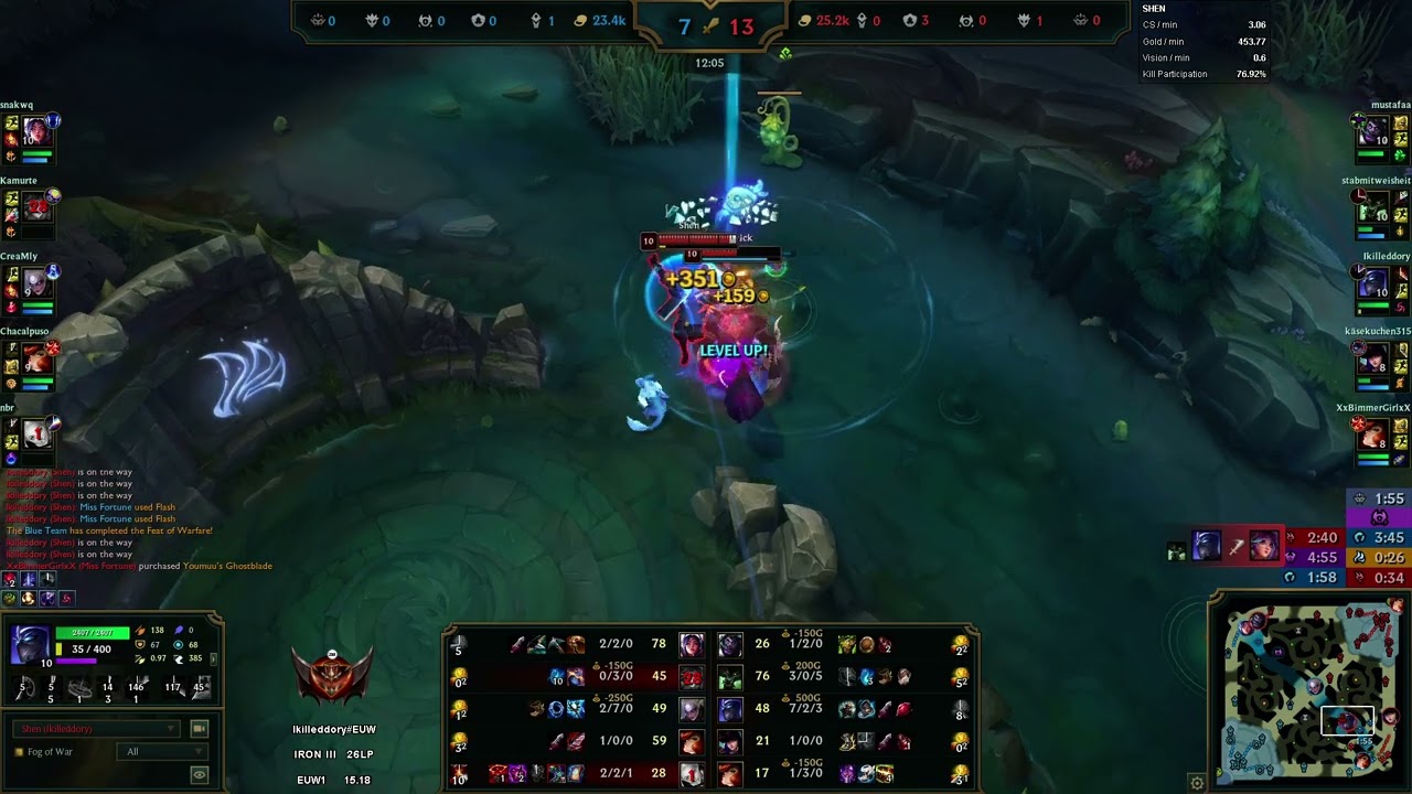 Meet my OG main, Most Played but RIOT will forever Nerf Shen into the GROUND.Because of ProPlay#shen