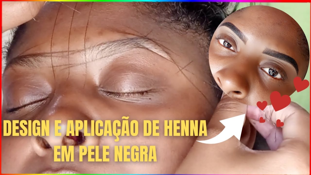 Como aplicar Henna em pele 'Negra