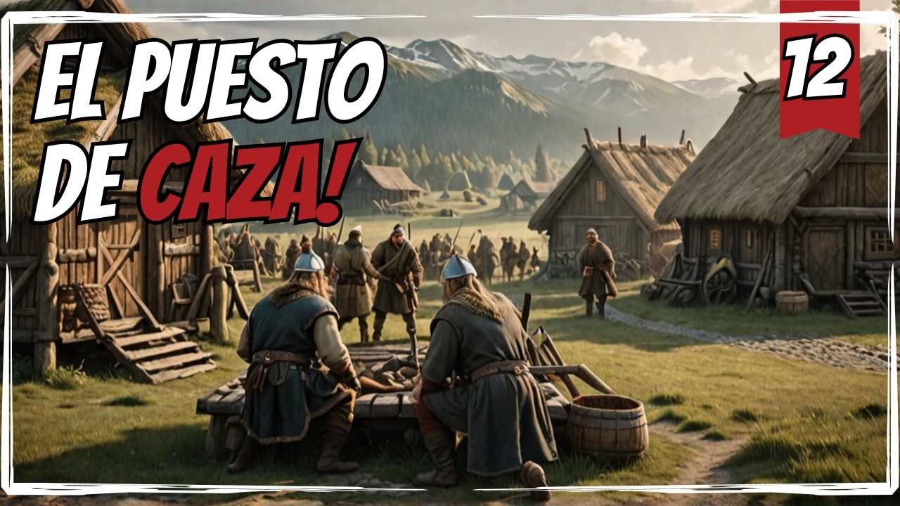 &iexcl;Construimos CABA&Ntilde;A de CAZA en pueblo vikingo para poder cazar!