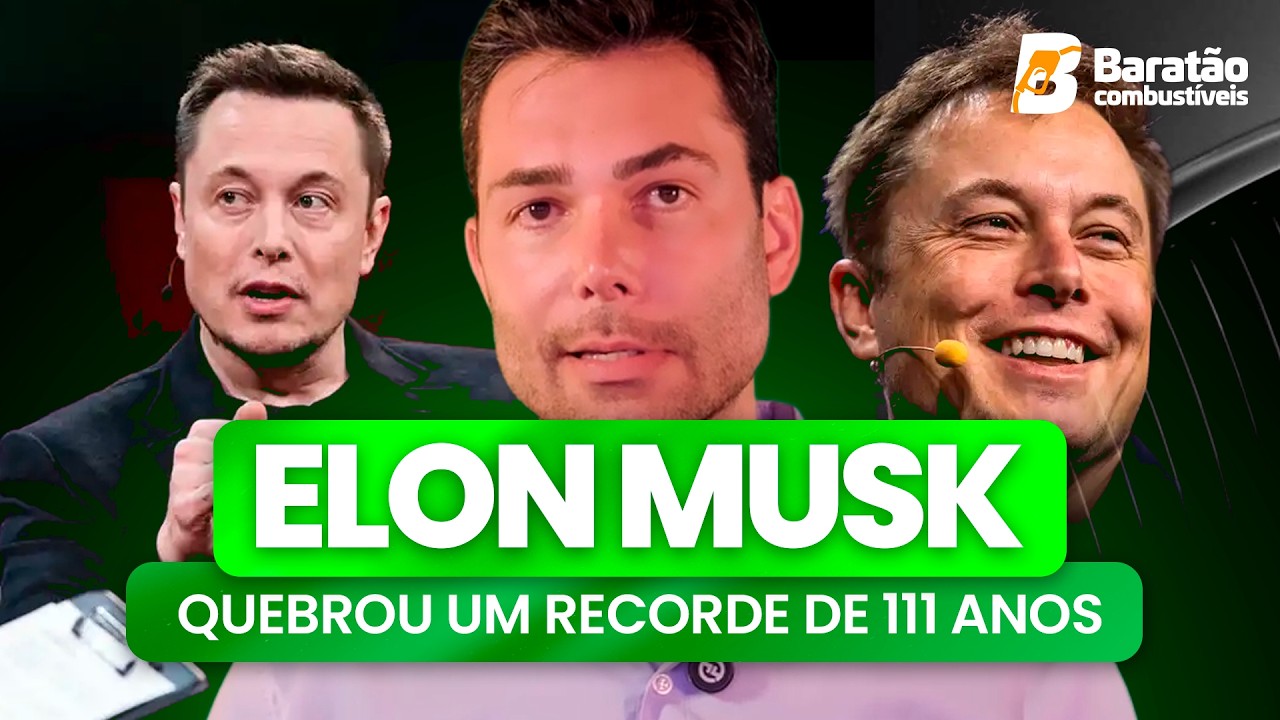 ELON MUSK quebrou um recorde de 111 anos e pode virar o primeiro trilionário da história!