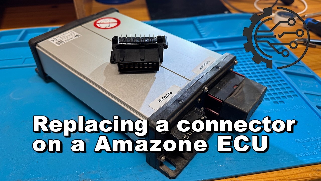 Connector change on a Amazone ECU