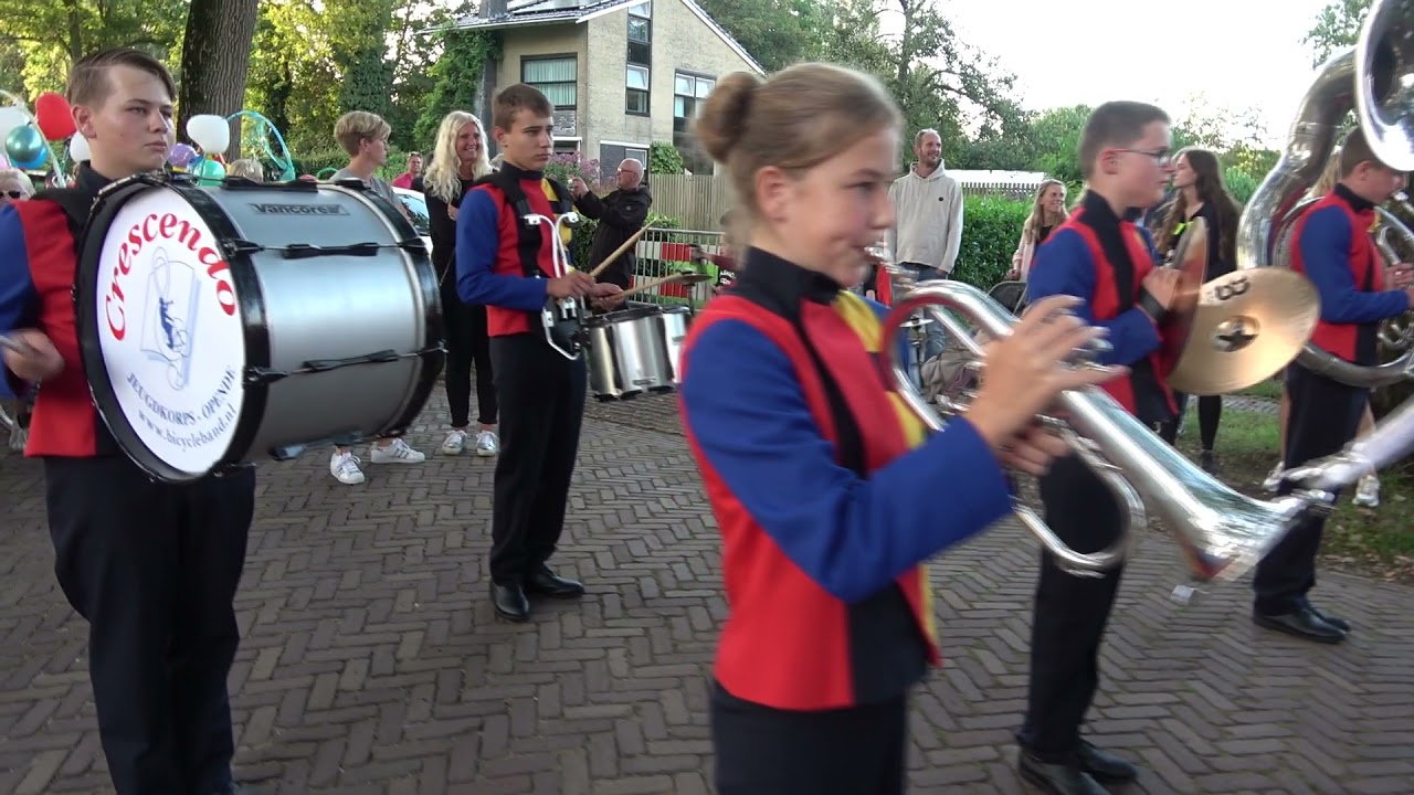 Jeugdkorps Crescendo Opende | Optocht Aldtsjerk 2021
