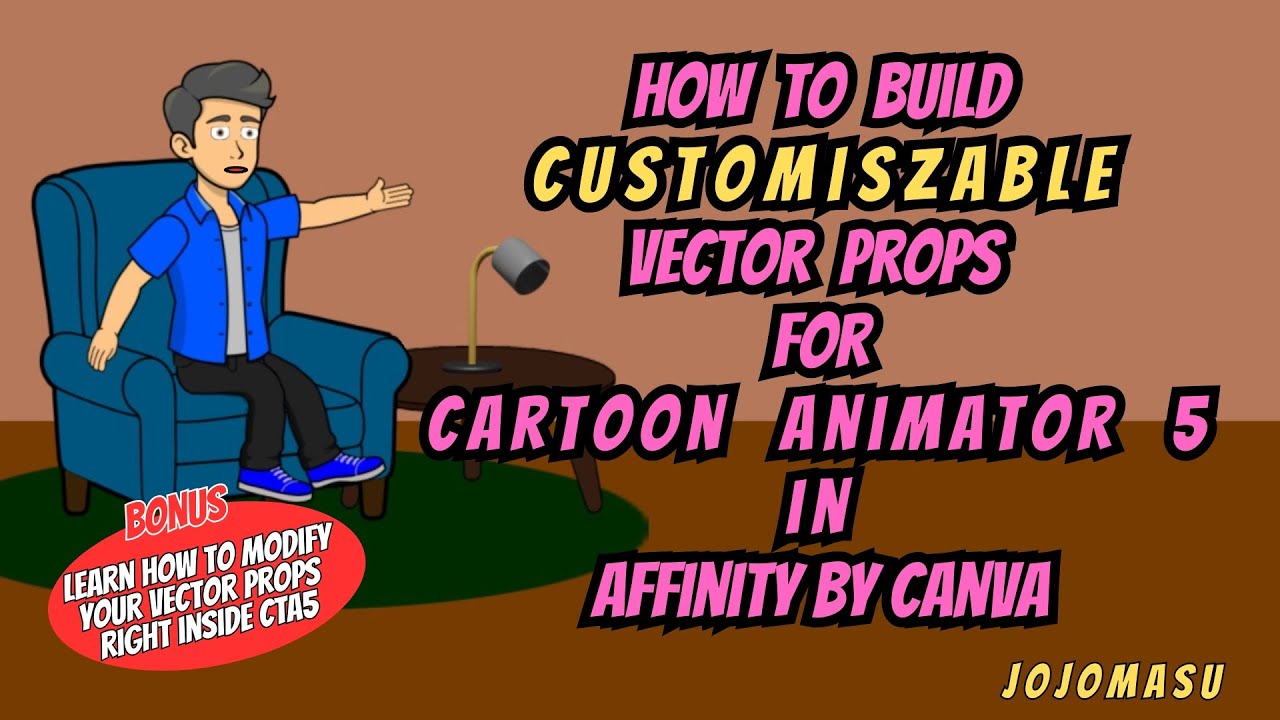 Use Affinity by Canva to create Customizable Vector Props For CTA5