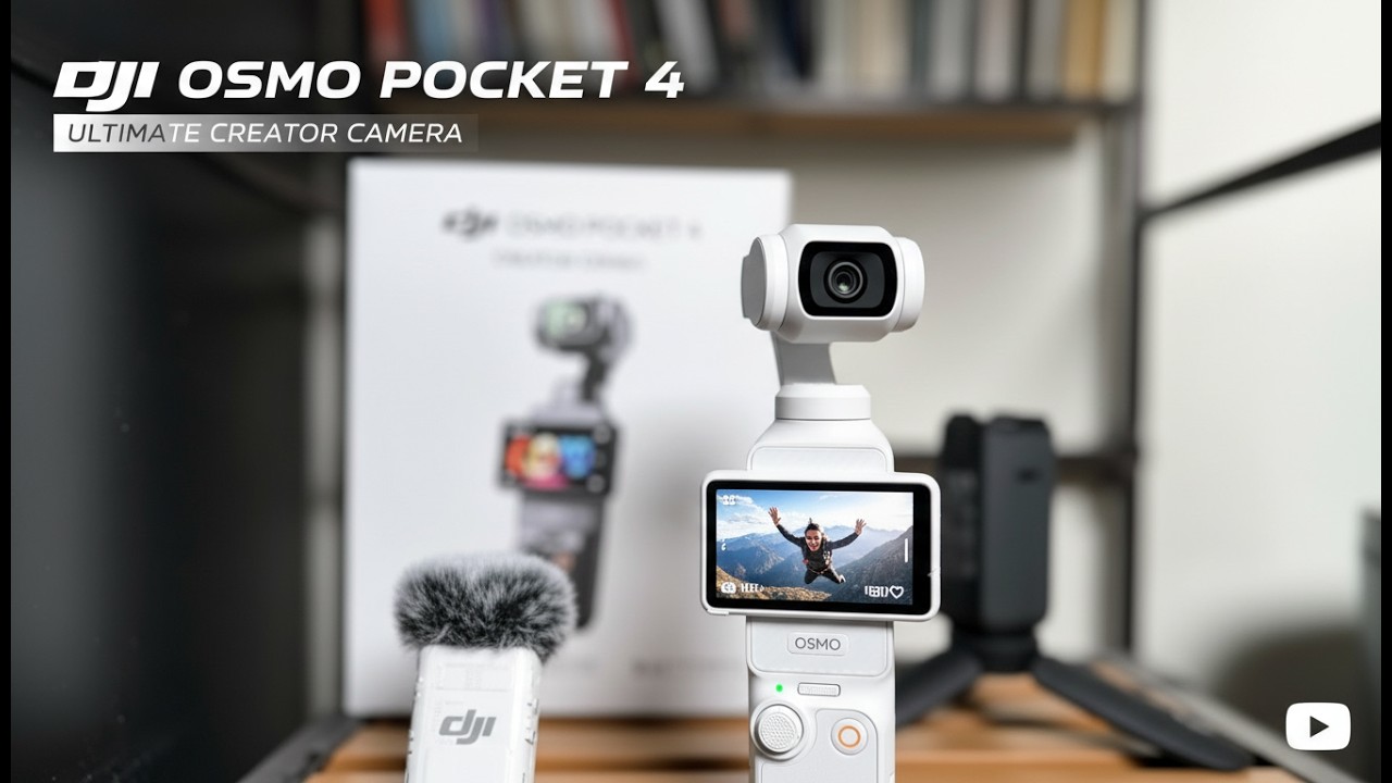 DJI Osmo Pocket 4 - OFFICIAL VIDEO!