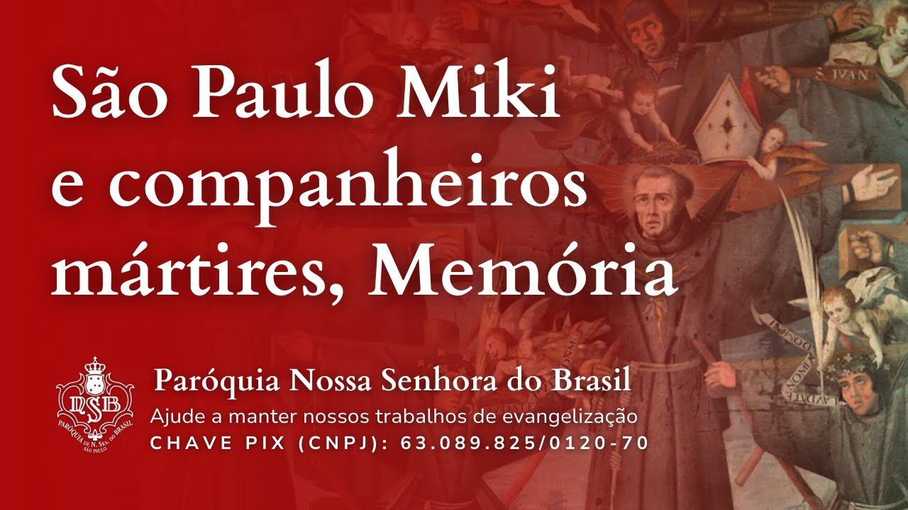 Missa ao vivo (Sexta 06/02/2026) às 8h online – Nossa Senhora do Brasil