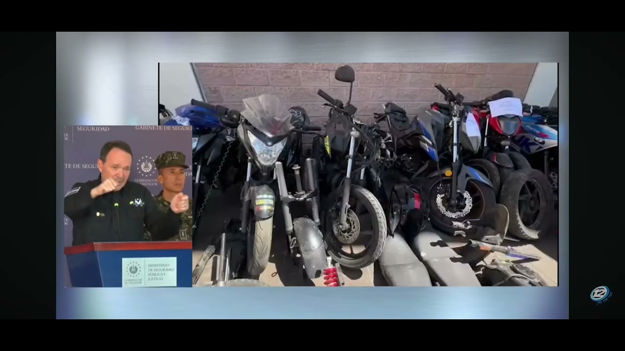 Capturan a siete personas, incluidos tres menores, por robo y desmantelamiento de motos