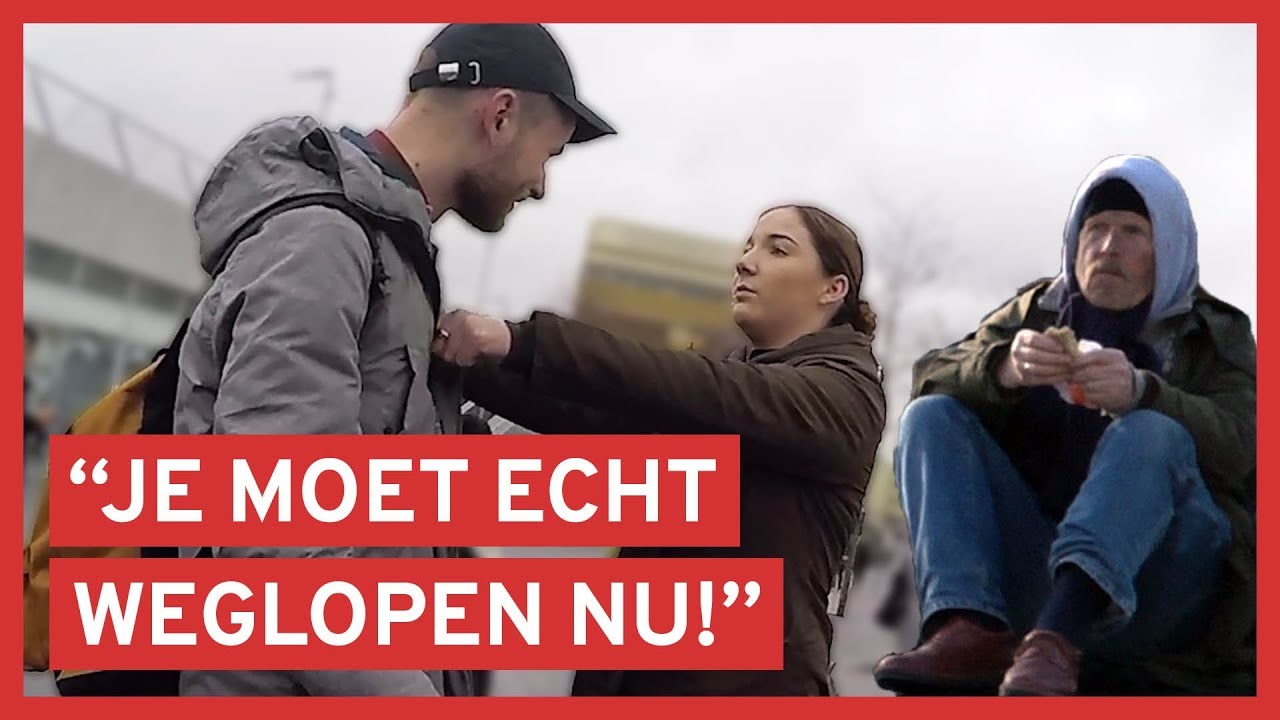 ZWERVER LASTIG VALLEN OP STRAAT | BONDGENOTEN