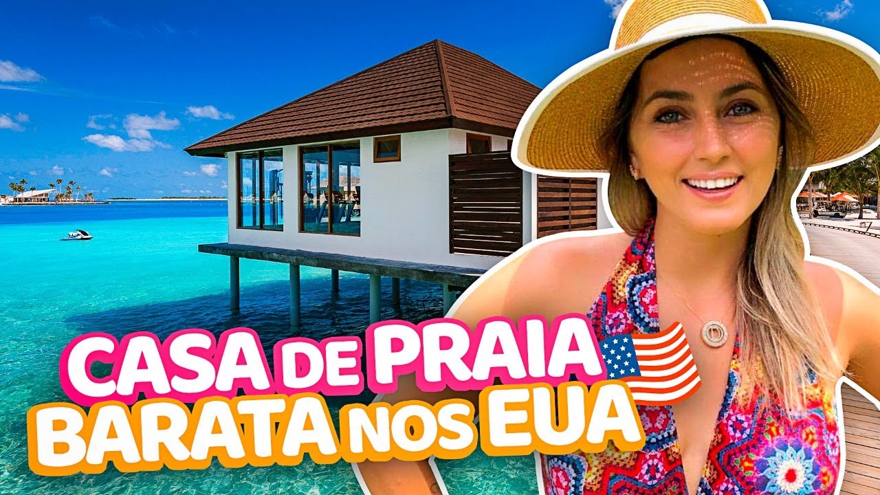VEJA COMO É UMA CASA DE PRAIA BARATA NOS EUA 😱 feat Ricardo Molina